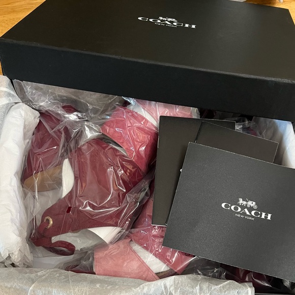 NWT COACH Minetta Colorblock Sandal - Picture 8 of 8